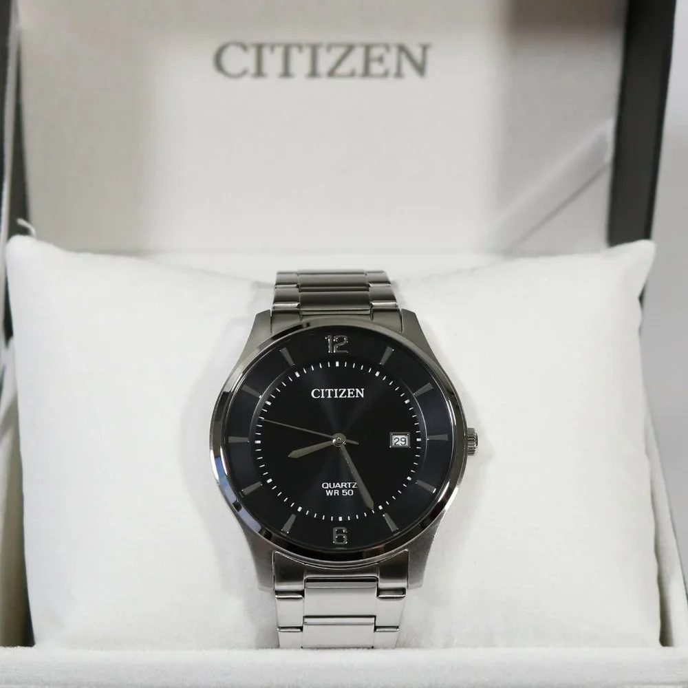 Citizen Black Dial Men's 39mm Watch! NIB!